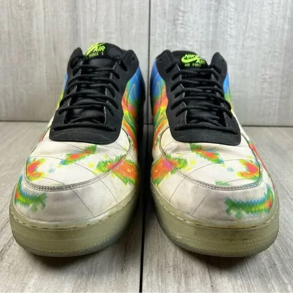 RARE Nike Air Force 1 Comfort PRM Weatherman Sneaker 599457-100 Mens Size 14